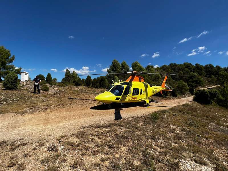 Imagen de archivo de un helic�ptero medicalizado.EPDA