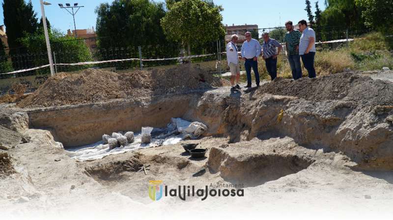 Imagen de la excavación en La Vila Joiosa facilitada por el Ayuntamiento
