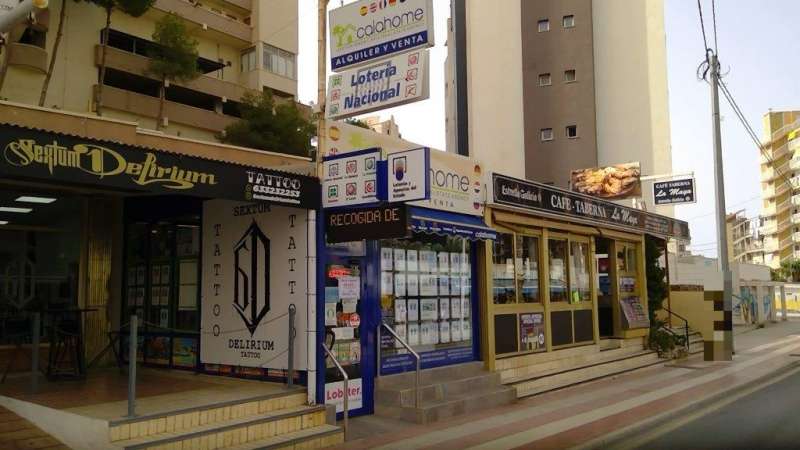Lugar donde se ha validado el boleto ganador. EPDA