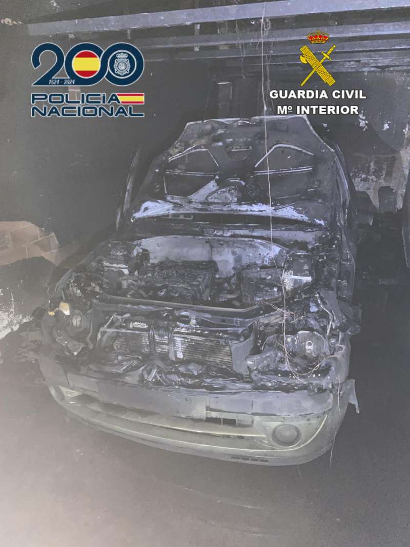 Fotograf�a cedida por la Polic�a Nacional y la Guardia Civil.  EFE
