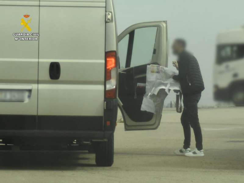 Imagen facilitada por la Guardia Civil.
