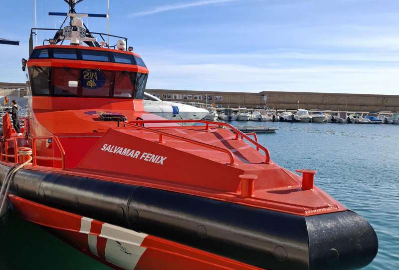Imagen de la embarcacin Salvamar Fnix.
