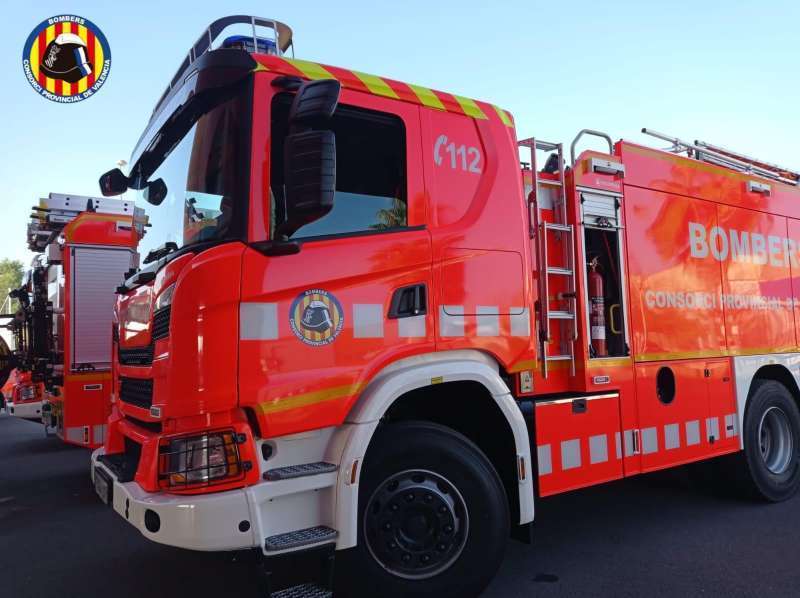 Imagen de archivo de un camin de bomberos.EPDA