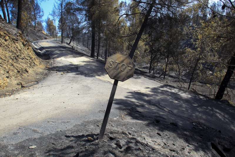 Imagen de archivo de un incendio forestal. EFEMorell
