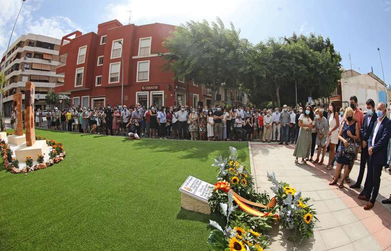 Imagen del homenaje en Mutxamel. EFE/Diputación Alicante
