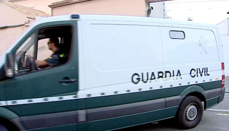 Un furgn de la Guardia Civil, en una imagen de archivo. EFE-TV