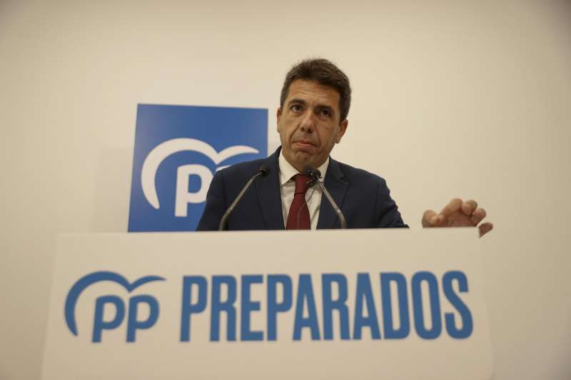 El presidente del Partido Popular de la Comunitat Valenciana, Carlos MazÃ³n. EFE/ Kai Forsterling/Archivo