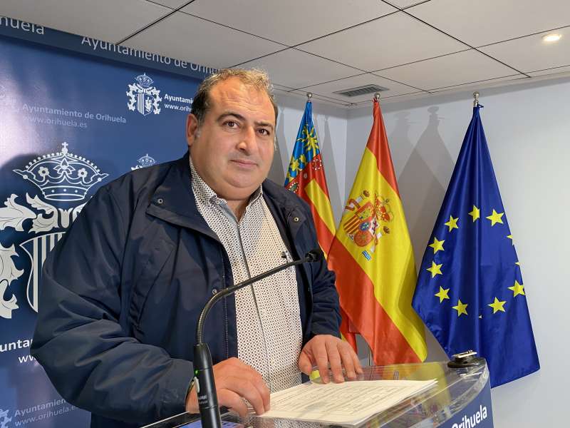 El concejal, Ángel Noguera. EPDA