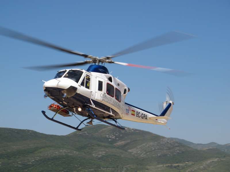 Imagen de archivo de un helicóptero