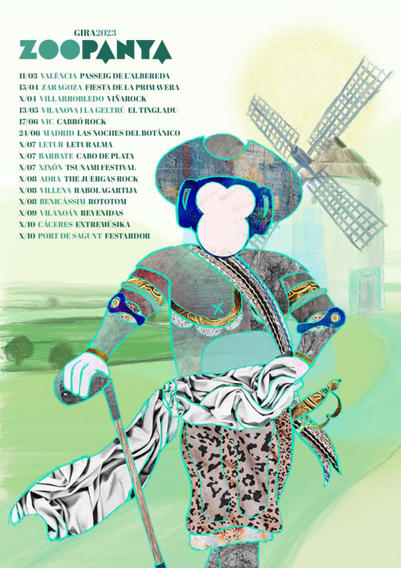 Cartel de la nueva gira nacional de la banda valenciana Zoo. EFE
