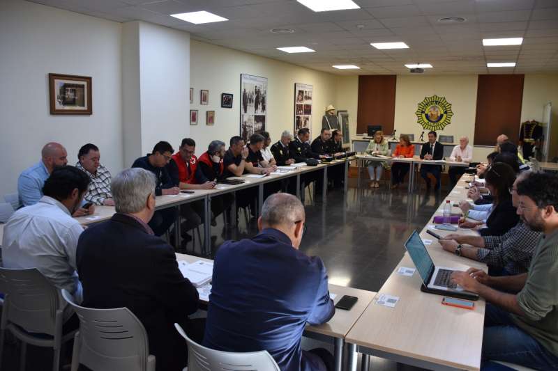 La reunió de la Junta Local de Seguretat. EPDA