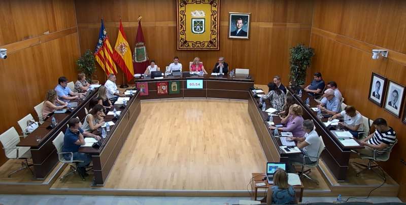 Pleno municipal del Ayuntamiento de Calp. / EPDA