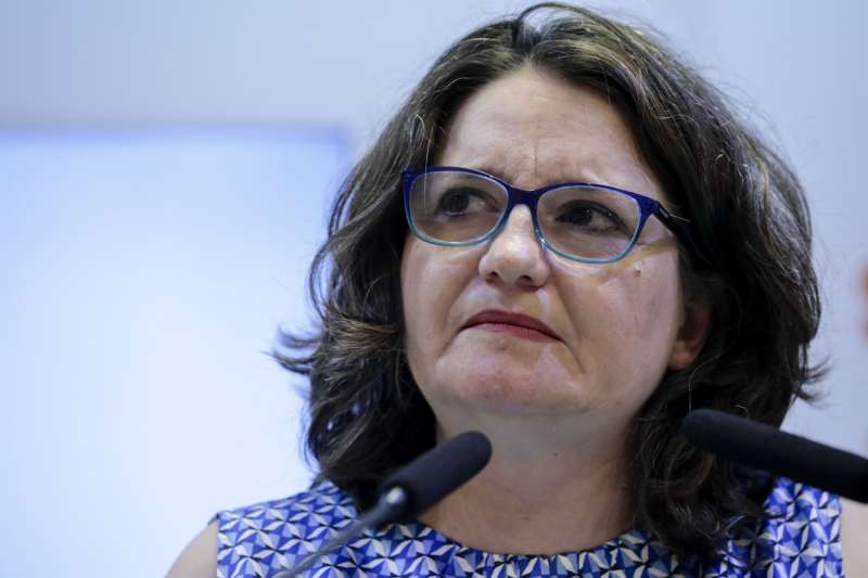 La exvicepresidenta del Consell y exconsellera de Igualdad y PolÃ­ticas Inclusivas, MÃ³nica Oltra. EFE/Ana Escobar
