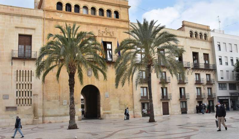 Ayuntamiento de Elche en una imagen de archivo.  EPDA