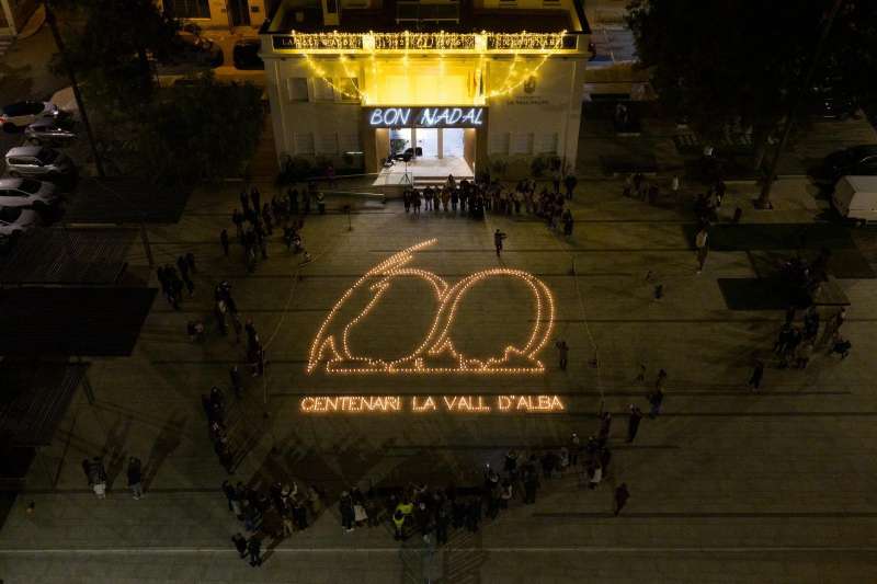 Vista aerea del centenari de la Vall d