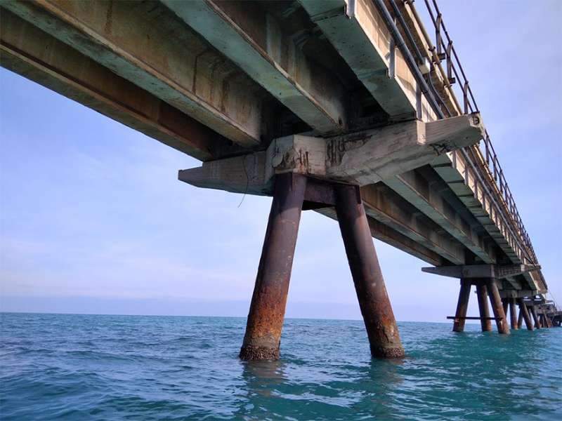 El PantalÃ , al port de Sagunt. / EPDA