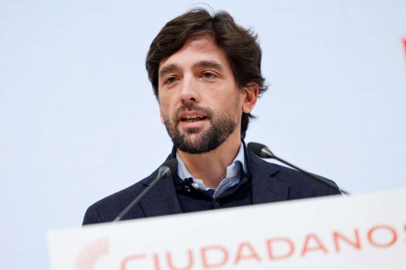 El secretario general de Ciudadanos, Adrian Vázquez. EFE/ Daniel Gonzalez/Archivo
