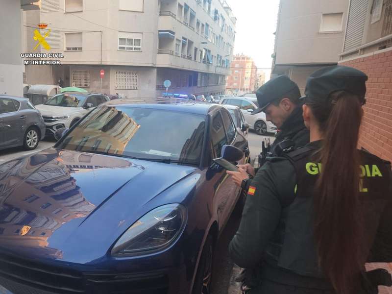 Imagen facilitada por la Guardia Civil.  EFE
