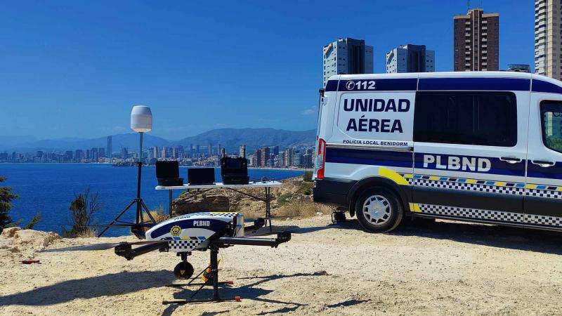 Los drones de la Policía local de Benidorm encontraron el cuerpo. /EPDA