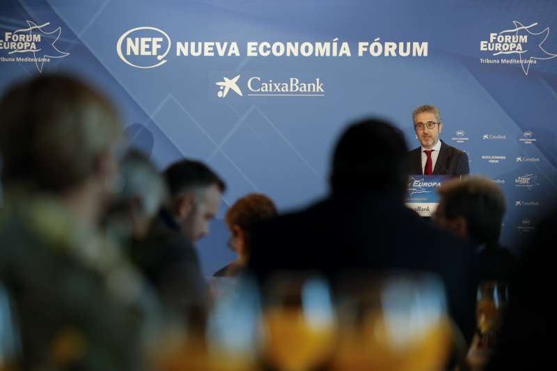El conseller de Hacienda, Arcadi EspaÃ±a, interviene en el FÃ³rum Europa Tribuna MediterrÃ¡nea. /EFE