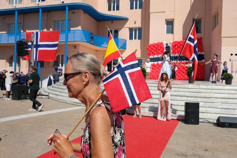 Celebracin del Da de Noruega en lAlfs del Pi (Alicante). EFEPablo Miranzo
