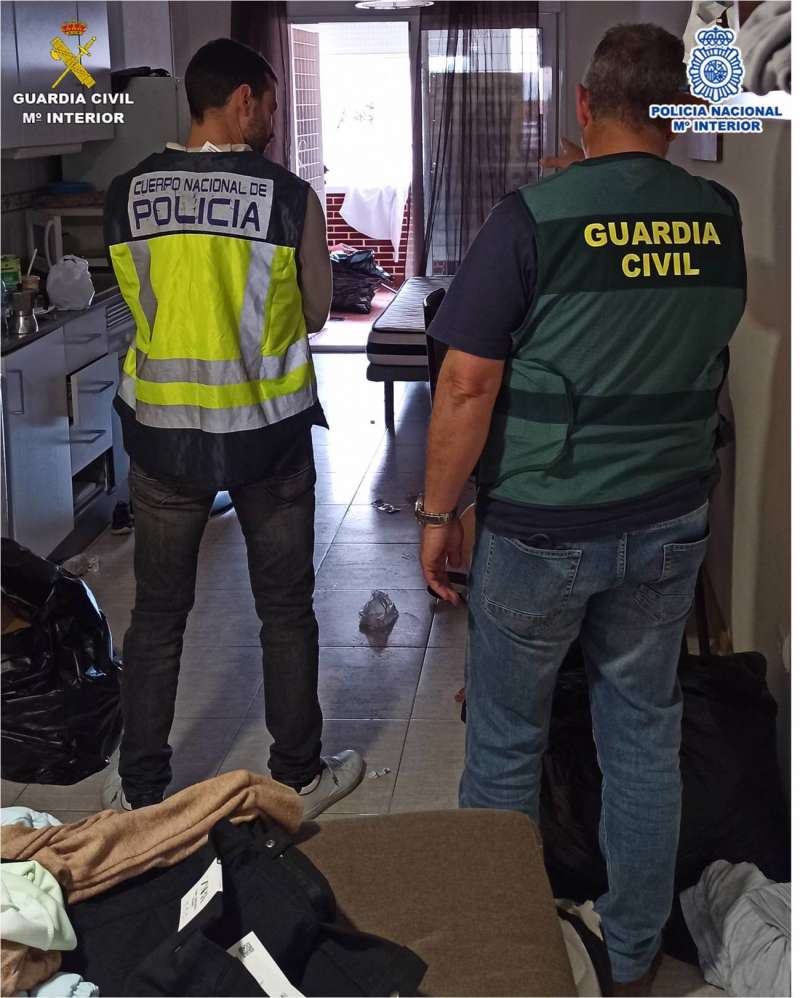 Imagen de la operación polical. /EPDA