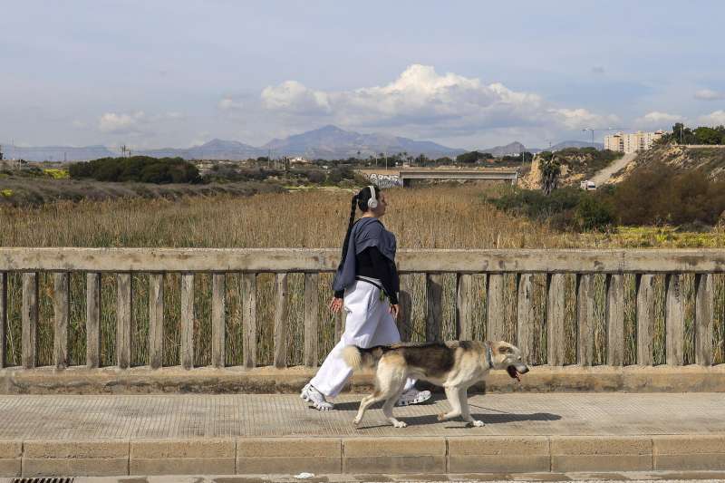 Vista del r�o Monnegre cerca de la desembocadura en el t�rmino de El Campello. EFEMorell