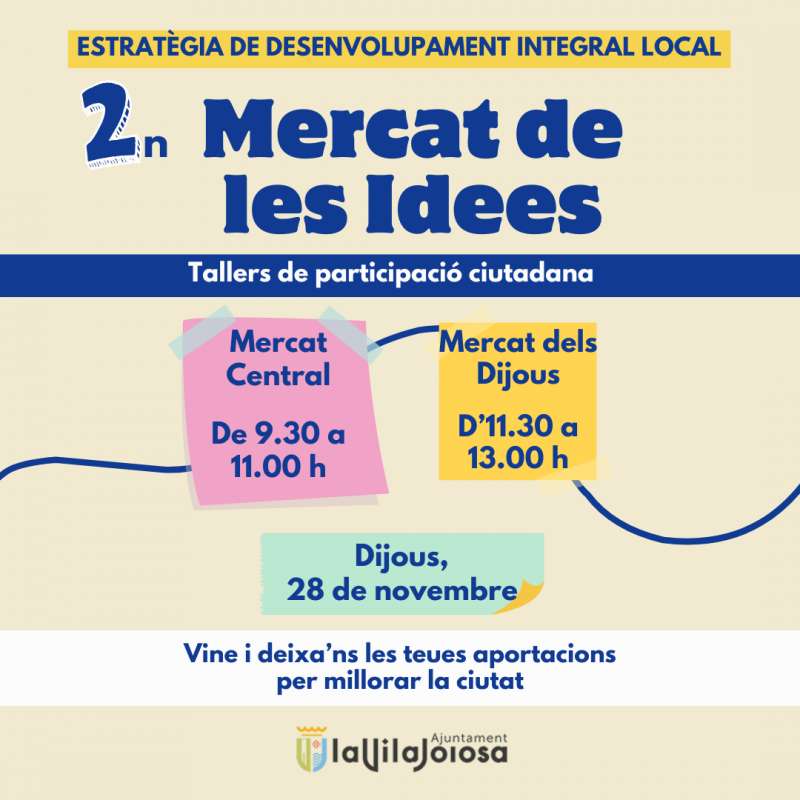 Cartel de la iniciativa de participacin vecinal en la planificacin del municipio.  EPDA