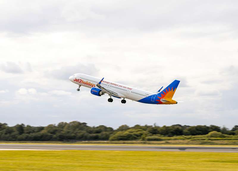 Imagen de un avi�n de Jet2.Departamento de prensa de Jet2